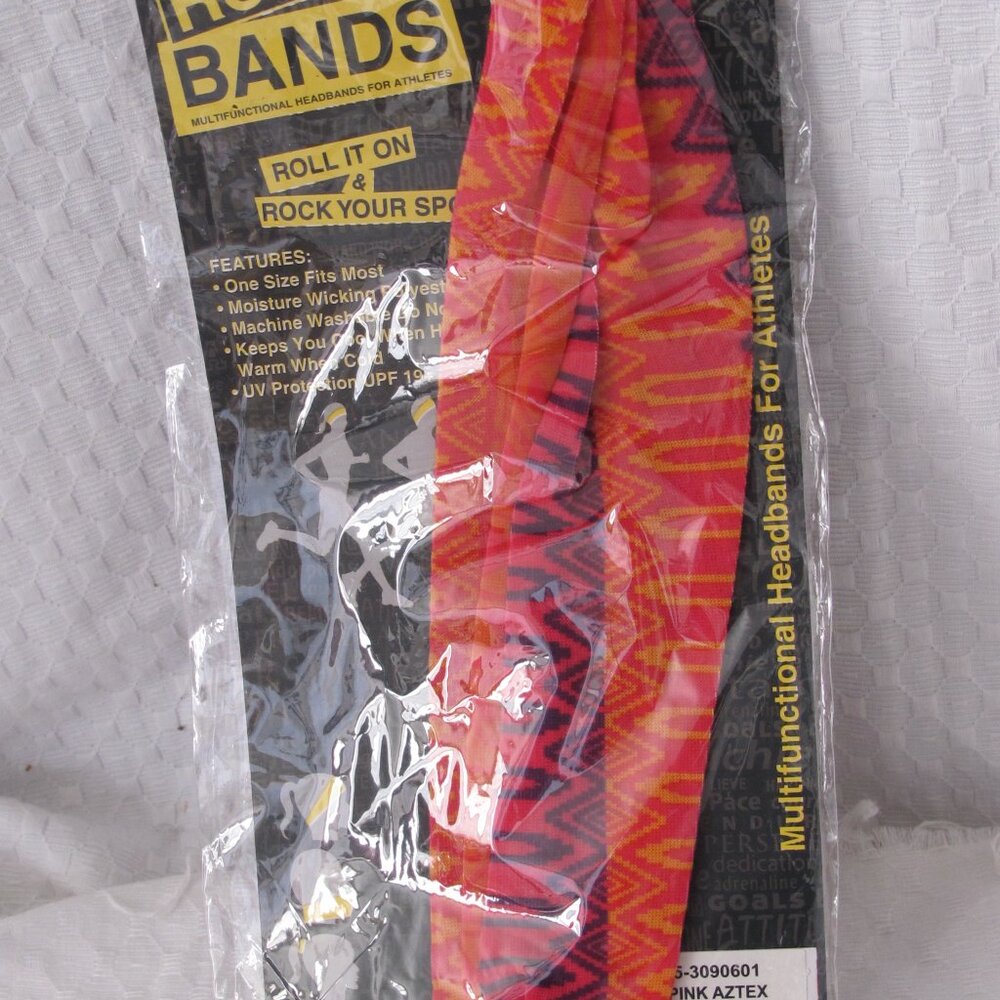 New - Rok Band Multipurpose Buff - Pink Aztex - Picture 2 of 10